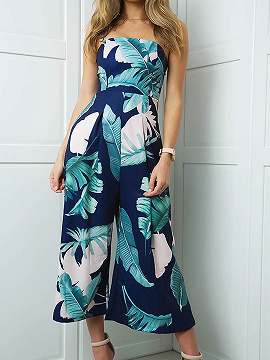 navy bandeau jumpsuit