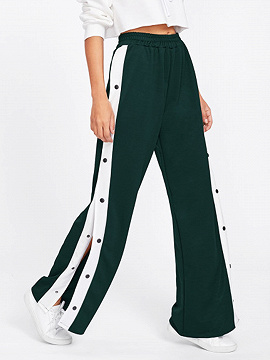 dark green high waisted pants