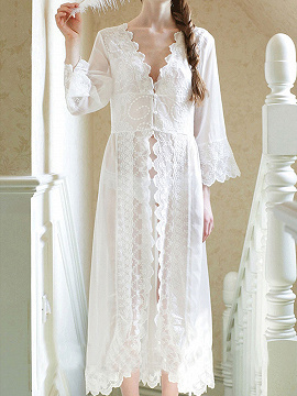white chiffon cardigan