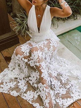 white cross strap detail maxi dress