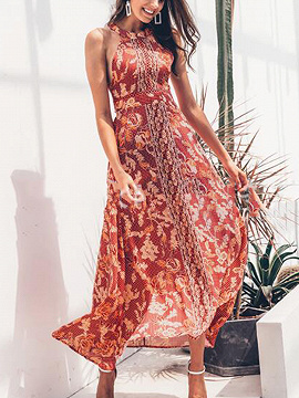 front open maxi dress