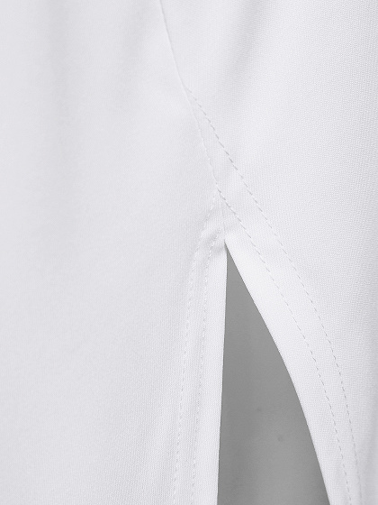 White Off Shoulder Split Detail Ruffle Trim Bodycon Midi Dress | Choies