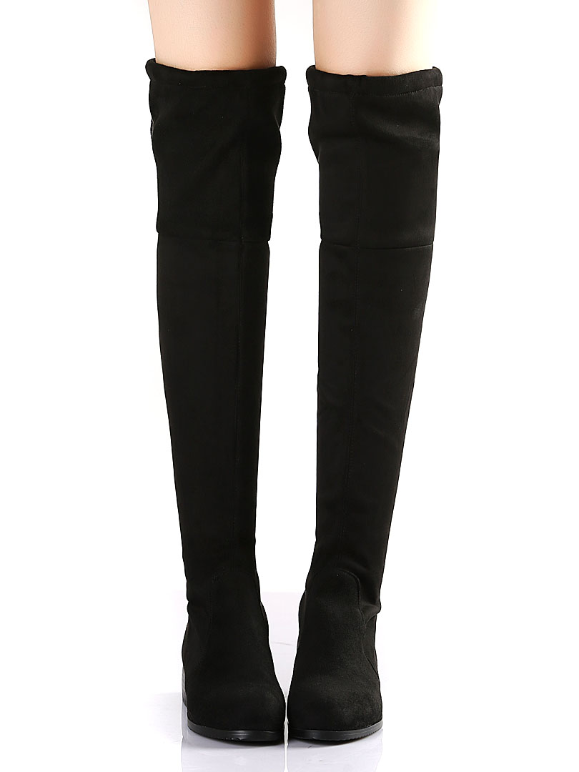 cheap over the knee flat boots