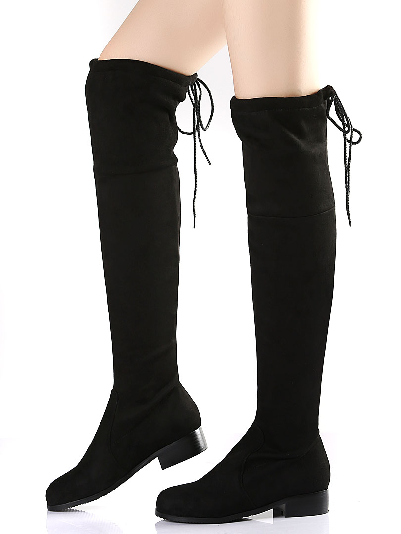 cheap over the knee flat boots