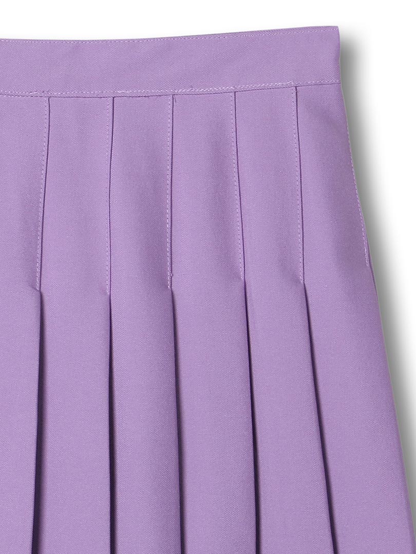 Purple Pleated Mini Skirt | Choies