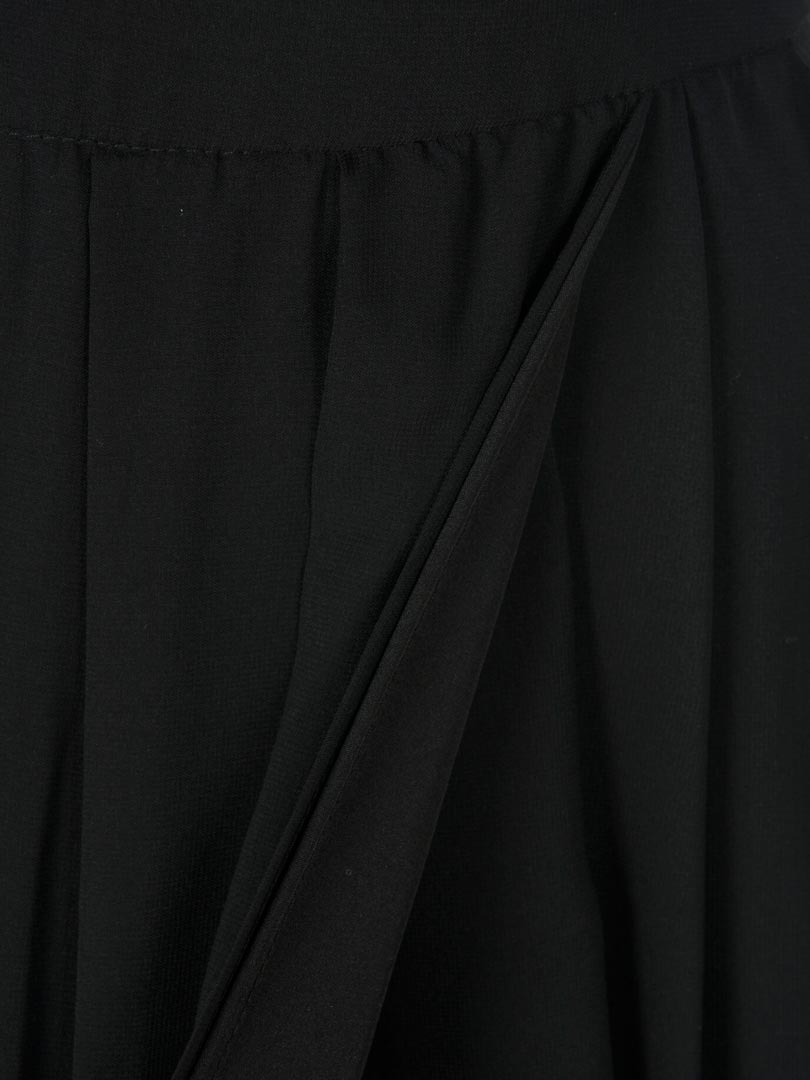 Black V-neck Strappy Backless Cami Split Maxi Dress | Choies