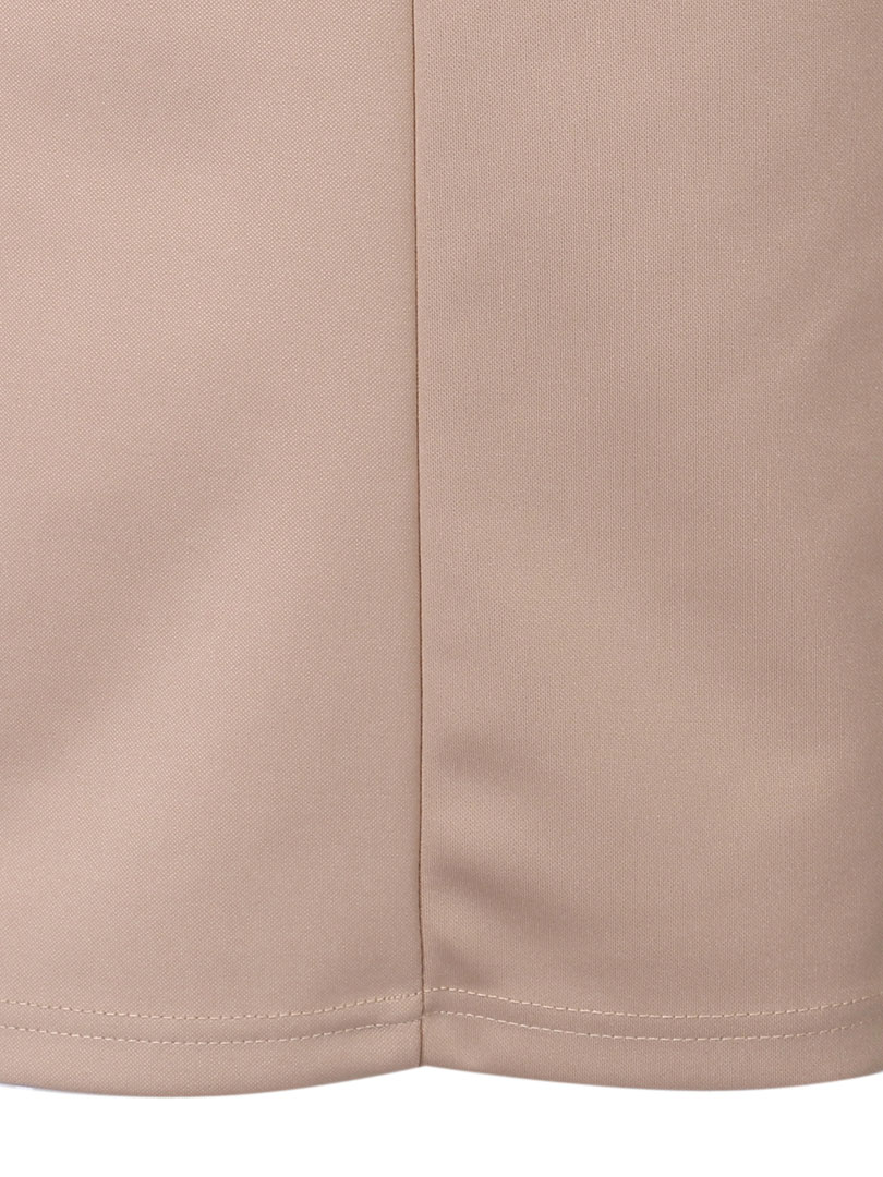 Color Block Strapless Ruffle Overlay Midi Bodycon Dress | Choies