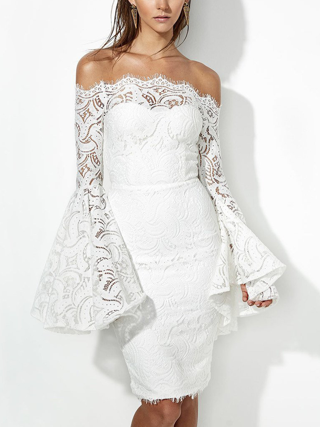 off shoulder lace styles