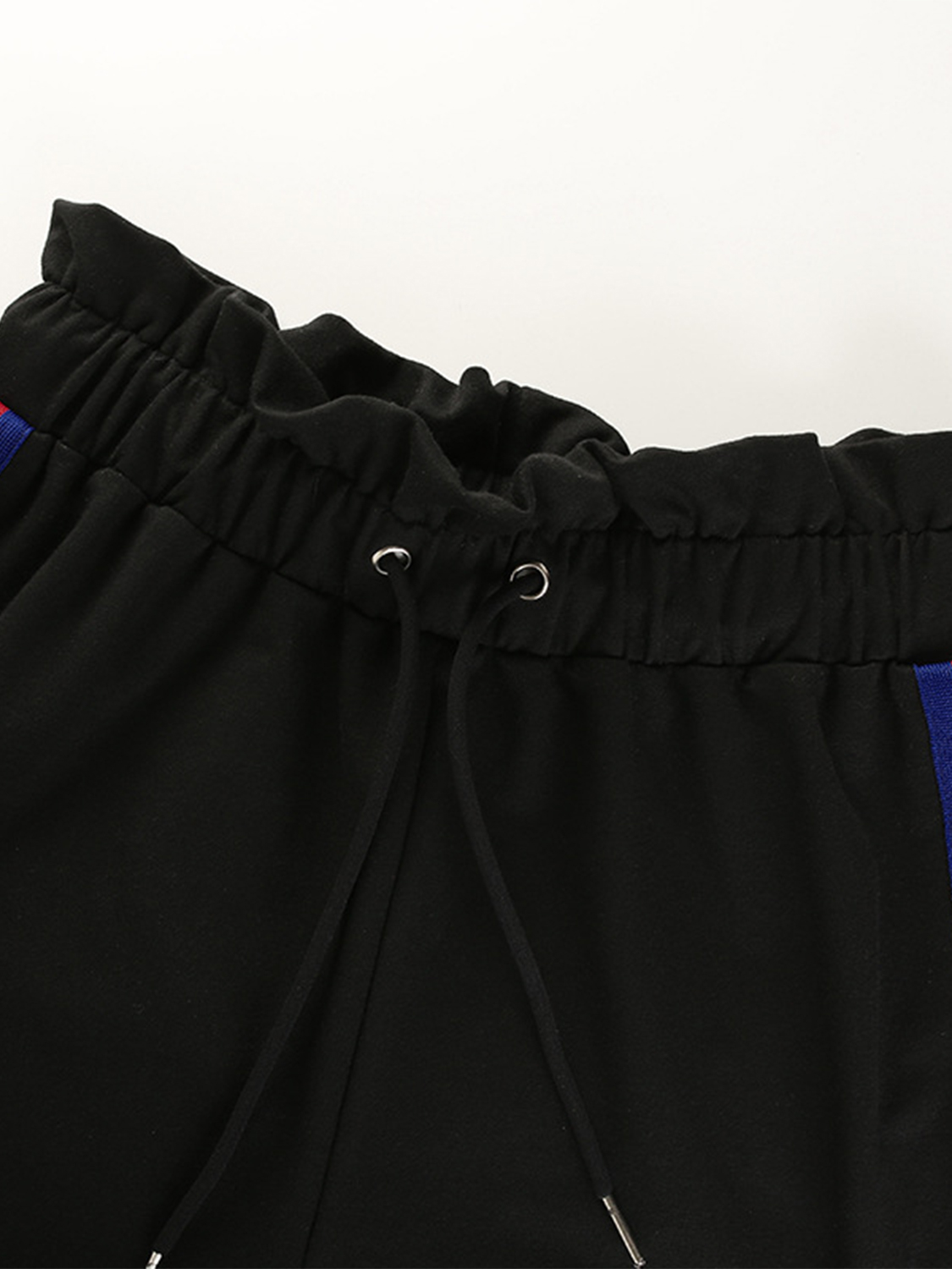 Black High Waist Split Side Shorts | Choies