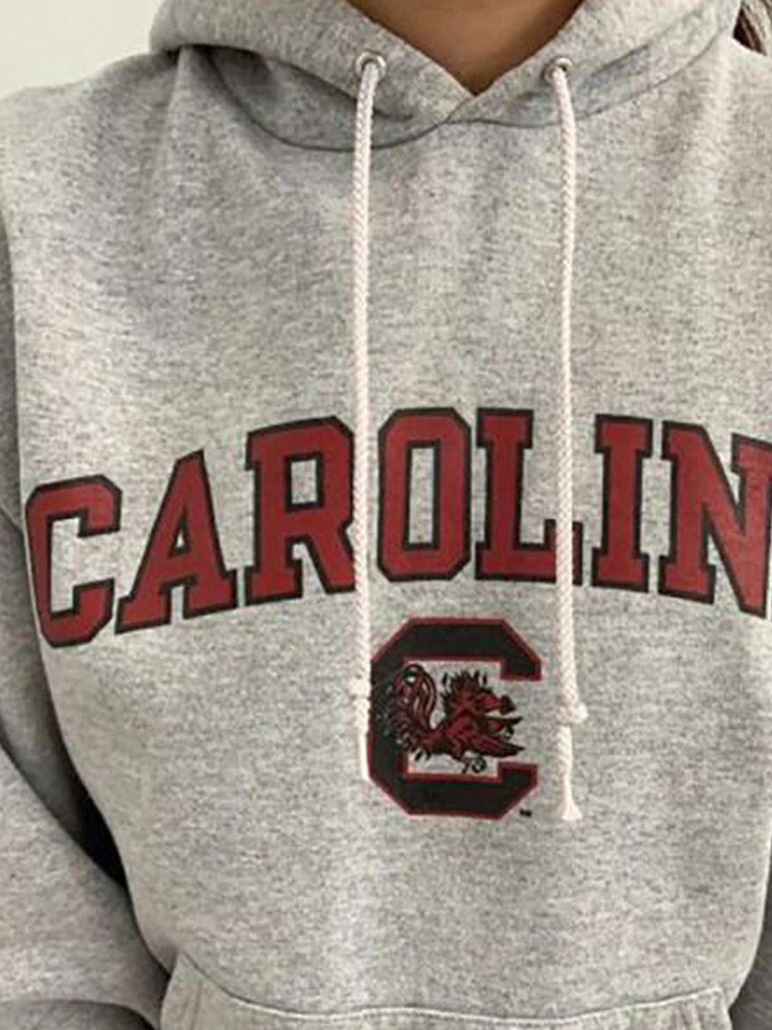 Ladies Letter Print Long Sleeve Hoodie